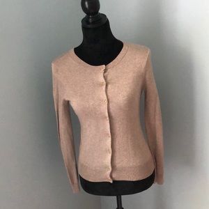 New York and Company Gold Cardigan
